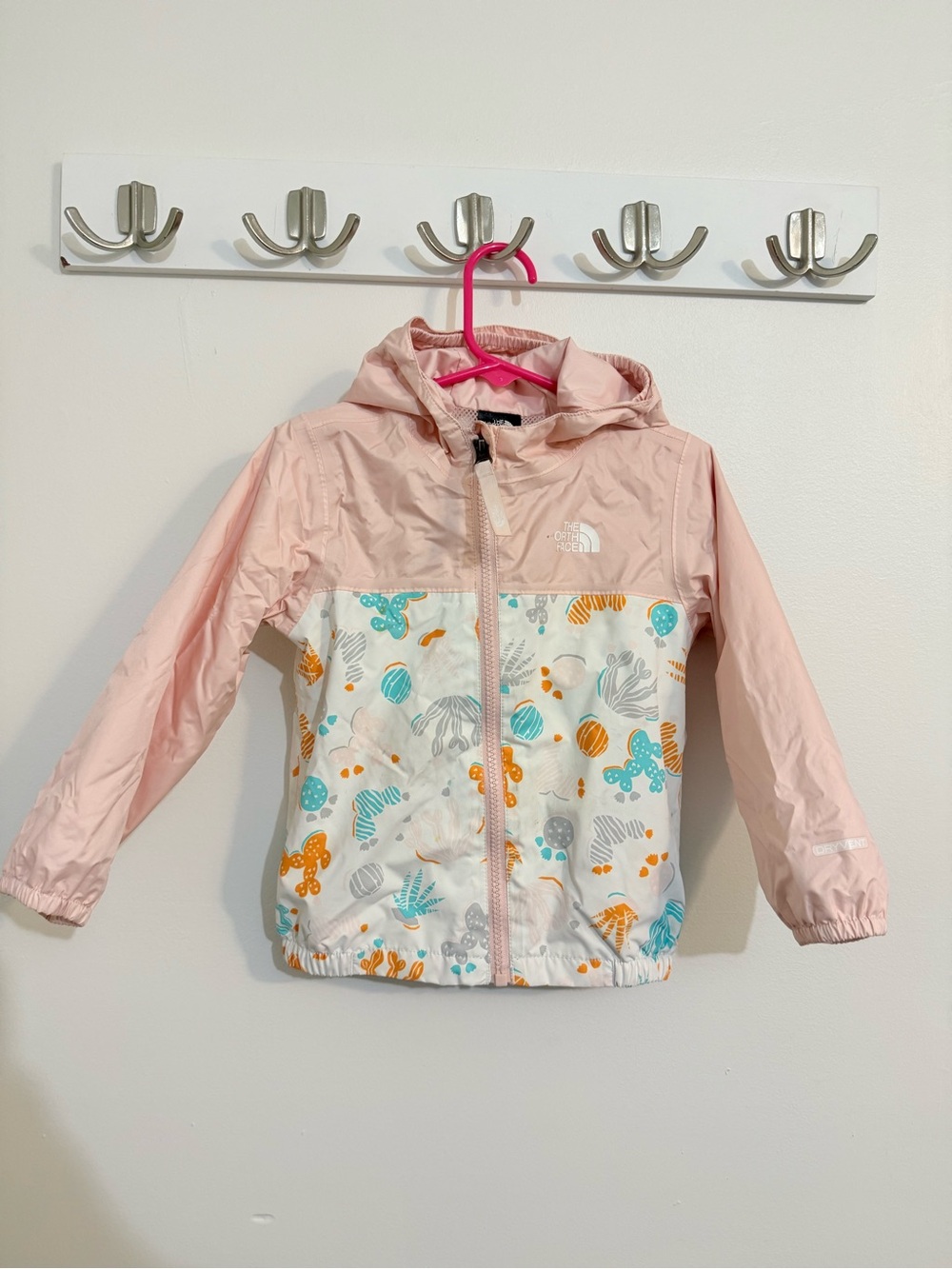 The North Face Infant Pink Rain Jacket 18-24M